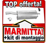 Silenziatore posteriore per FIAT DOBLO 1.3 1.9 JTD 2000-2009