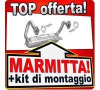 Silenziatore Posteriore per FIAT FSO 126 650 1973-1986 23CV Marmitta