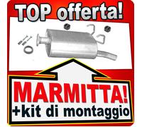 Silenziatore Posteriore per HONDA CR-V 2.0 16V 1997-2001 Marmitta