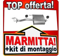 Silenziatore Posteriore per HONDA FR-V 1.7 1.8 2.0 2.2 06.2005-12.2009 Marmitta
