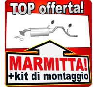 Silenziatore Posteriore per HONDA HR-V 1.6 1998-2005 Marmitta