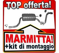 Silenziatore Posteriore per Kia Pro Cee'd 1.4 1.6 2006-07.2009