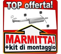 Silenziatore Posteriore per MAZDA MX6 & 626 IV 1.8 2.0 16V 1991-1997 Marmitta