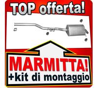 Silenziatore Posteriore per MERCEDES CLK (C209) 220 CDI Coupe Marmitta