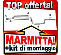 Silenziatore Posteriore per MERCEDES VITO V200 V230 2.0 2.3 1996-2003 Marmitta