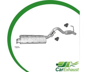 Silenziatore Posteriore per MITSUBISHI L200 2.5 TD 99/115 CV 1996-2005 Marmitta