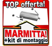 Silenziatore posteriore per MITSUBISHI OUTLANDER III 2.0i / 2.2 Di-D 150 CV