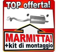 Silenziatore posteriore per NISSAN MICRA IV 1.2i 12V 80/98 CV GPL