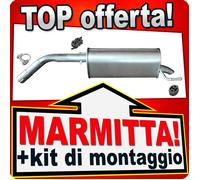 Silenziatore Posteriore per OPEL ADAM 1.4 87 kW 101 CV