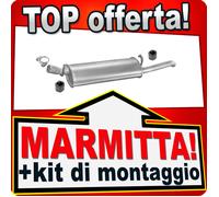 Silenziatore Posteriore per OPEL ASCONA C 1.3 1.6 1.8 2.0 3 volumi Marmitta