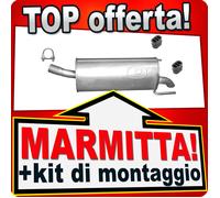 Silenziatore Posteriore per OPEL ASTRA H 1.4 1.6 2-Volumi Coupe Familiare 2004-