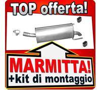 Silenziatore Posteriore per OPEL ASTRA H 1.4 1.6 2-Volumi GTC CARAVAN dal 2004