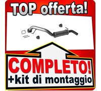 Silenziatore Posteriore per OPEL FRONTERA B 2.2i 136 CV 4x4 SWB
