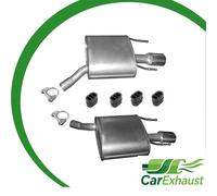 Silenziatore Posteriore per OPEL INSIGNIA A 1.6 TURBO 170 180 CV
