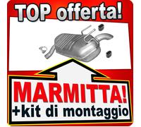 Silenziatore Posteriore per OPEL SIGNUM VECTRA C 1.8 16V 2003-2008 Marmitta