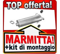 Silenziatore Posteriore per PEUGEOT 306 1.8 1.9 D 1.1 1.4 1.6 1.8 2-Volumi 93-02