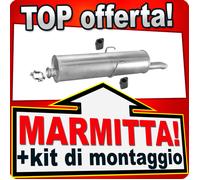 Silenziatore Posteriore per PEUGEOT 405 1.8 DT 1.9 dal 1987 Marmitta