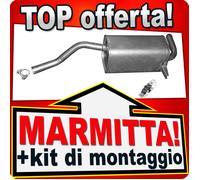 Silenziatore Posteriore per RENAULT CLIO III 1.2 1.4 1.6 MODUS Marmitta