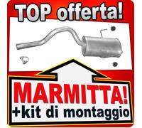 Silenziatore Posteriore per RENAULT ESPACE III 2.0 115/140 CV 1996-2002 Marmitta
