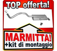 Silenziatore Posteriore per RENAULT GRAND SCENIC II 1.5 1.9 2.0 04-09 Marmitta