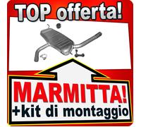 Silenziatore Posteriore per Seat Altea XL Toledo 1.6 2004-2013 Marmitta