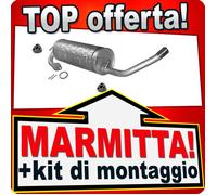Silenziatore posteriore per TOYOTA RAV 4 I 2.0 128 CV 4WD Cabrio