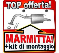 Silenziatore Posteriore per TOYOTA YARIS 1.3 VVT 87PS 05-08 Marmitta