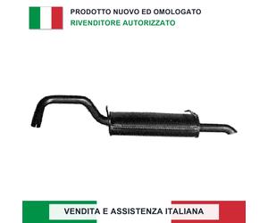 SILENZIATORE POSTERIORE PER VOLVO 440 K 1.7 _ KW 64 CV 87