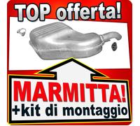 Silenziatore Posteriore per VOLVO S80 2.4 1998-2006 Marmitta