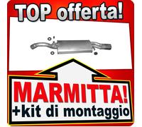 Silenziatore posteriore per VW CORRADO 1.8i VR6 KR 136 CV