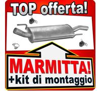 Silenziatore Posteriore per VW GOLF 3 III 4 IV 1.9 D TD 1.6 1.6 2.0