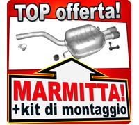 Silenziatore Posteriore per VW PASSAT B6 2.0 TDI 16V 140CV 2007-2010 Marmitta