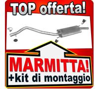 Silenziatore Posteriore per VW T4 2.0 2.5 1.9D 2.4D 1.9TD 90-95 Marmitta