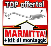 Silenziatore Posteriore per VW T4 2.0 2.5 1.9D 2.4D 1.9TD 90-95 Marmitta