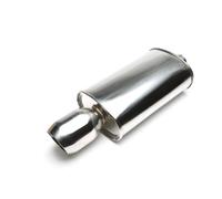 Silenziatore posteriore sportivo universale inox TA Technix 110 mm rotondo / ...