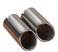 Silenziatore Punta Scarico Per A4 2009-2012 / Q5 2010-2012 Tubi Scarico Silenziatore Dell'automobile Estremità Dell'acciaio Inossidabile