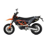 SILENZIATORE RACE TECH ARROW ALLUMINIO SCURO CARBONIO OMOLOGATO PER KTM 690 SMC