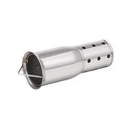 Silenziatore Scarico estremità Centrale Anteriore Universale da 51 Mm per Silenziatore di Scarico Moto Silenziatore Eliminatore di Rumore