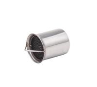 Silenziatore Scarico estremità Centrale Anteriore Universale da 51 Mm per Silenziatore di Scarico Moto Silenziatore Eliminatore di Rumore