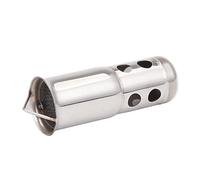 Silenziatore Scarico estremità Centrale Anteriore Universale da 51 Mm per Silenziatore di Scarico Moto Silenziatore Eliminatore di Rumore