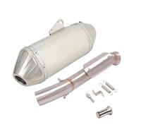 Silenziatore scarico moto Per CFMOTO 800MT CF 800-5A 2021 2022 Marmitta Scarico Motocicletta Tubo Collegamento Centrale Sistema Completo Espace Moto Modify Slip On(B-No Laser)