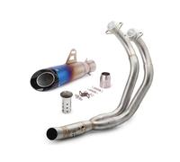 Silenziatore scarico moto Per MT07 Per MT-07 R7 Xsr700 R7 Sezione Anteriore Dello Scarico Sezione Anteriore In Acciaio Inossidabile(B with)