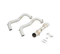 Silenziatore scarico moto Per R7 2021-2024 MT07 FZ07 2014-2024 Sistemi Completi Scarico GP Motociclette Tubo Collegamento Collettore Modificato Ingresso 51 Mm Slip On(Type A)