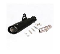 Silenziatore Scarico Per Benelli Per Leoncino 500 800 Per Trail Slip On 51mm Tubo Di Scarico No Db Killer Moto Mid Link Tubo Reserve Catalizzatore 310mm Silenziatore Marmitta (Size : D)