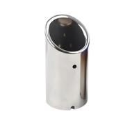 Silenziatore Scarico Per Passat B7 Per CC Per Tiguan Tubo Di Scarico Per Auto Terminale Marmitta Terminale Scarico Universale(1pc Silver)