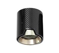 Silenziatore Scarico Terminale Scarico in Fibra Carbonio da 1 Pezzo per M2 F87 per M3 F80 per M4 F82 F83 ID Ugello Terminale Scarico da 70 Mm Punta Scarico(1 PCS Matte)