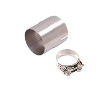Silenziatore Scarico Universale 51 MM Adattatore 52 MM 54 MM 56 MM 58 MM 62 MM 64 MM Auto Moto in Acciaio Inox Scarico Fuga Riduttore Collegamento Tubo di Collegamento Tubo Scarico