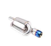 Silenziatore scarico universale in acciaio inox per auto sistemi per S-FLOW per Mugen per Integra CTR ingresso 2'' 2,5'' downpipe dal suono profondo(L1SZ603b-)