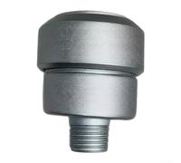 Silenziatore silenzioso, 4 x 3 x 4 cm, per uso fai da te | Tecnologia di riduzione del rumore, funzionamento silenzioso, dimensioni 4x3x4cm, finitura argento, compatibile oil-free