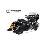 SILENZIATORE SINISTRO IRONHEAD ROUND BLACK IXIL HC2-1B INDIAN CHIEF 15-20